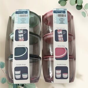 Signature Style Stackable Bowls with Lids